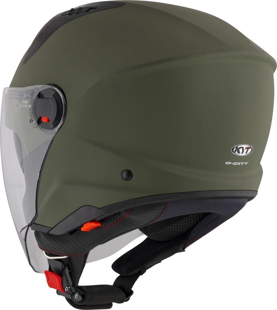 KYT D-City Plain Cască cu reacție Verde mat XL (61) Figura 6