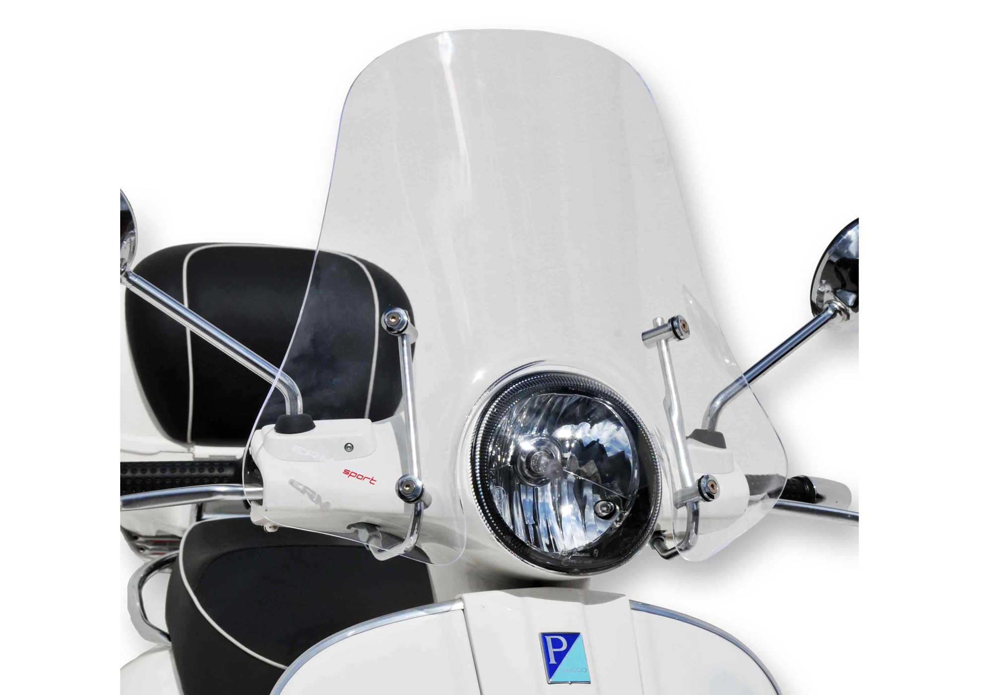 ERMAX scooter skärm Akrylglas (PMMA) Figur 1