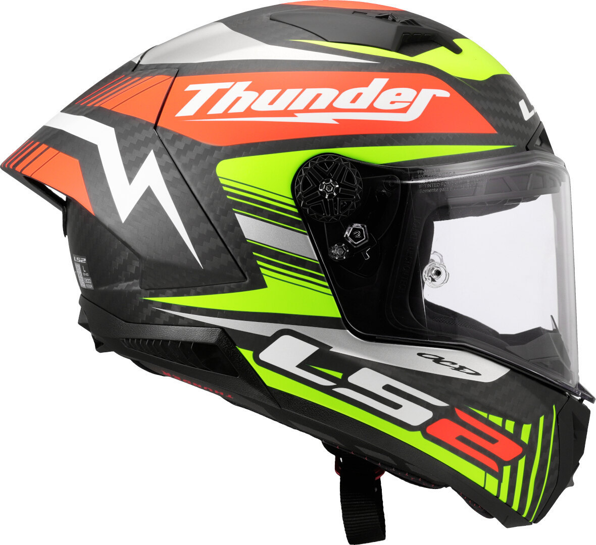 LS2 FF805 Thunder GP Black Replica Carbon Helm M (57/58) Abbildung 6