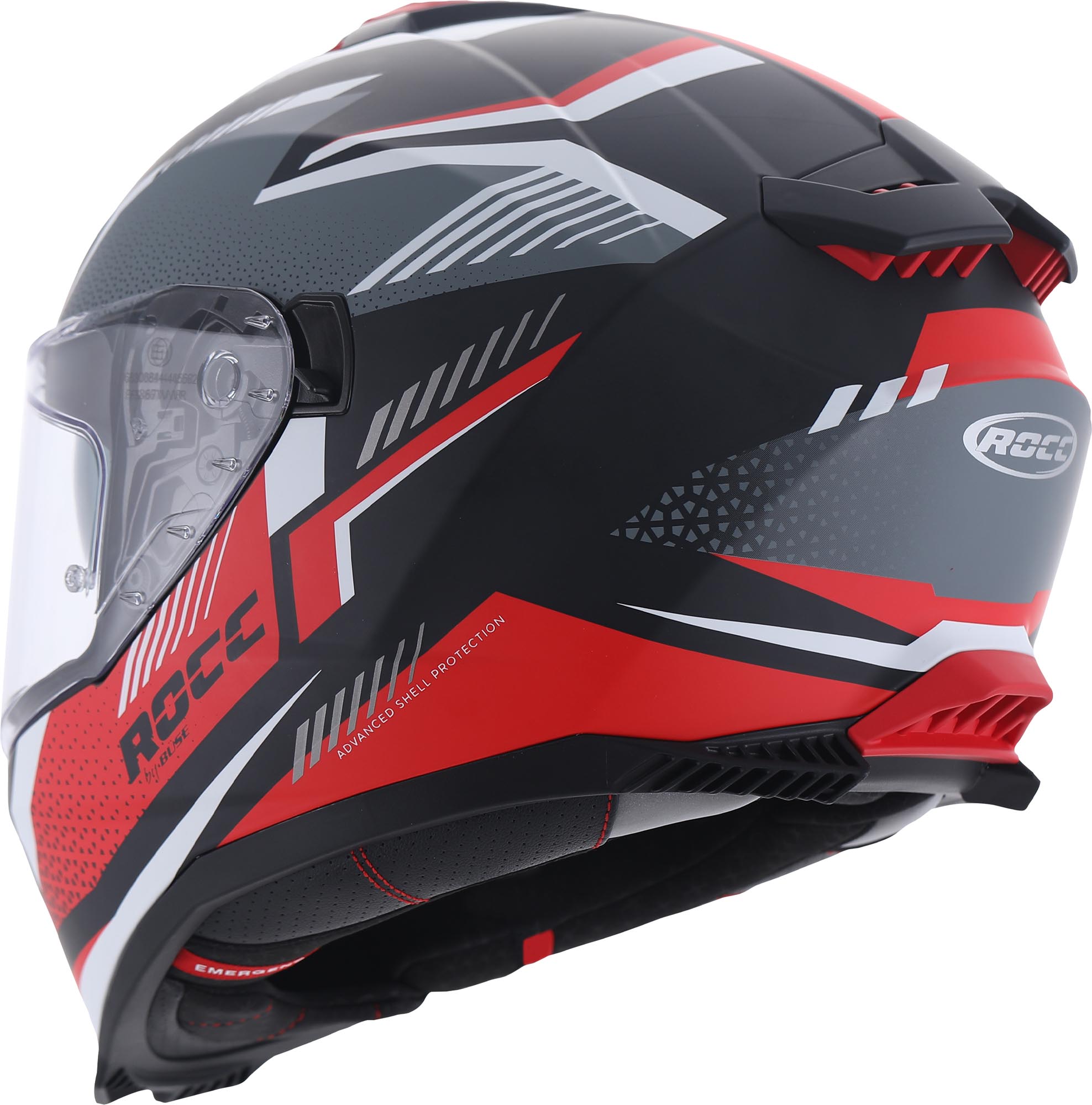 Rocc 390 Helmet black matt/grey/red L (59/60) Figure 4