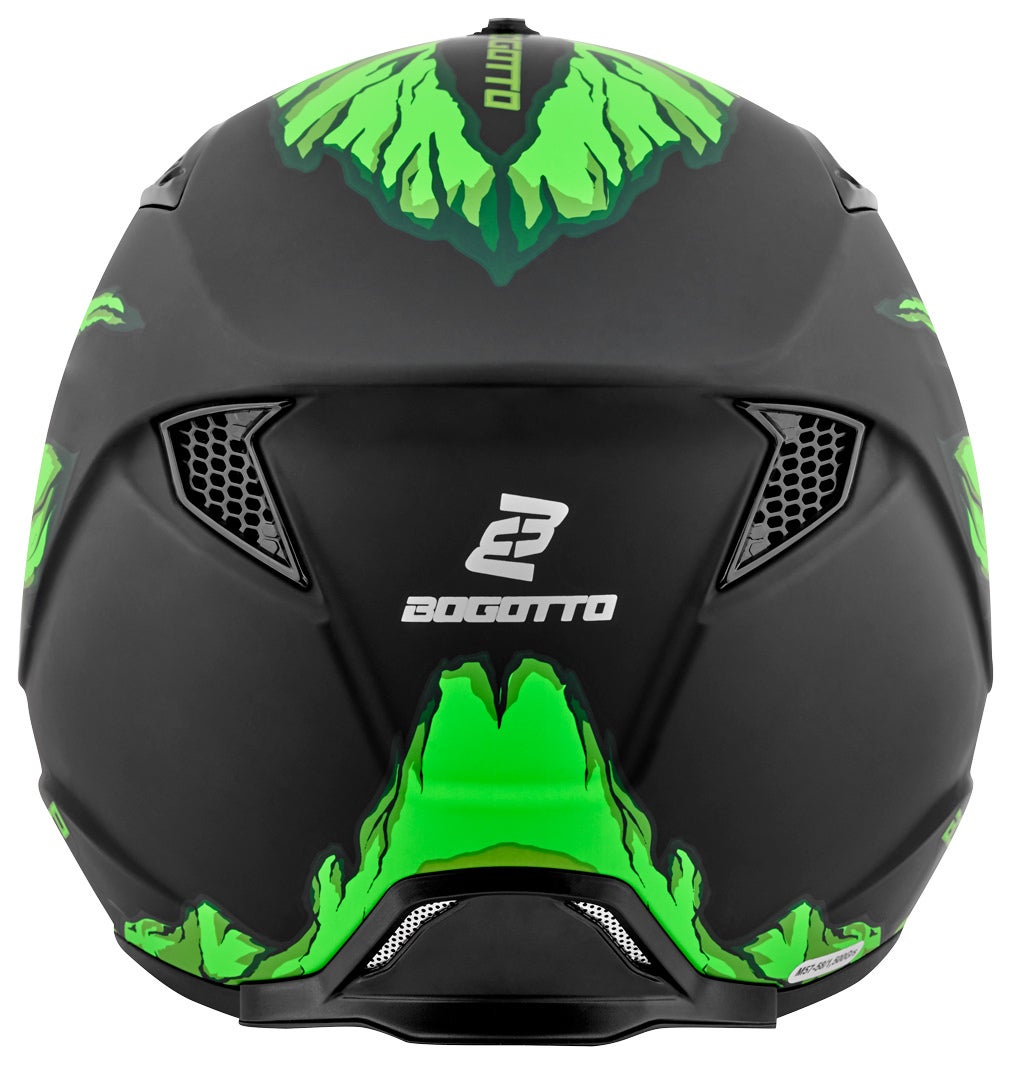 Bogotto Radic Skulash Casque Vert/Noir S Figure 22
