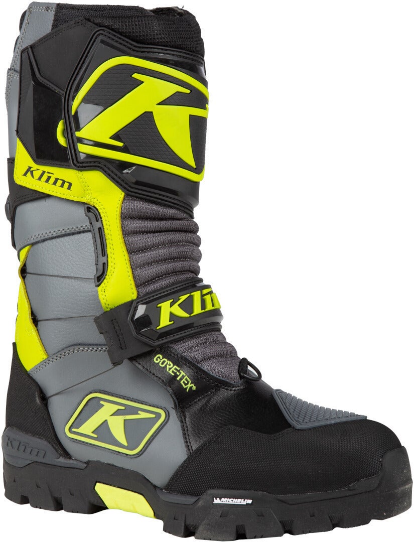 Klim Havoc GTX Boa 2022 Snescooter støvler sort/grå/gul 14 Figur 1