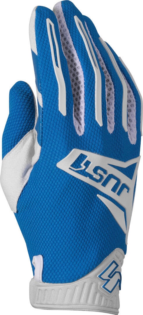 Just1 J-Force 2.0 Motocross handskar Blå/vit XL Figur 1
