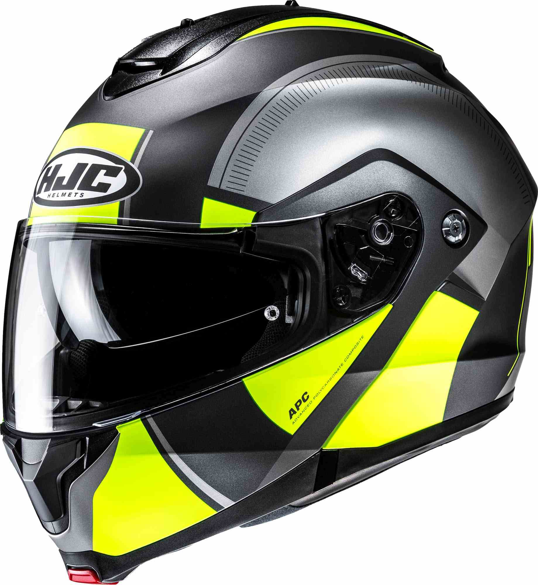 HJC C91N Jyn Casco negro/gris/amarillo fluo L (58/59) Figura 1