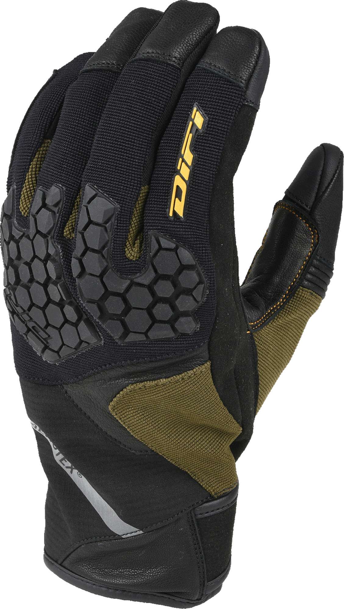 DIFI La Oroya Aerotex waterproof Motorcycle Gloves black/green 4XL Figure 1