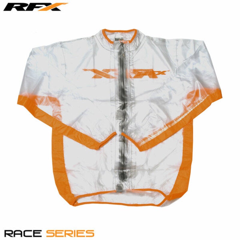 RFX Sport Wet Jacket (Clear/Orange) Size Youth Size L (10-12) Figure 1