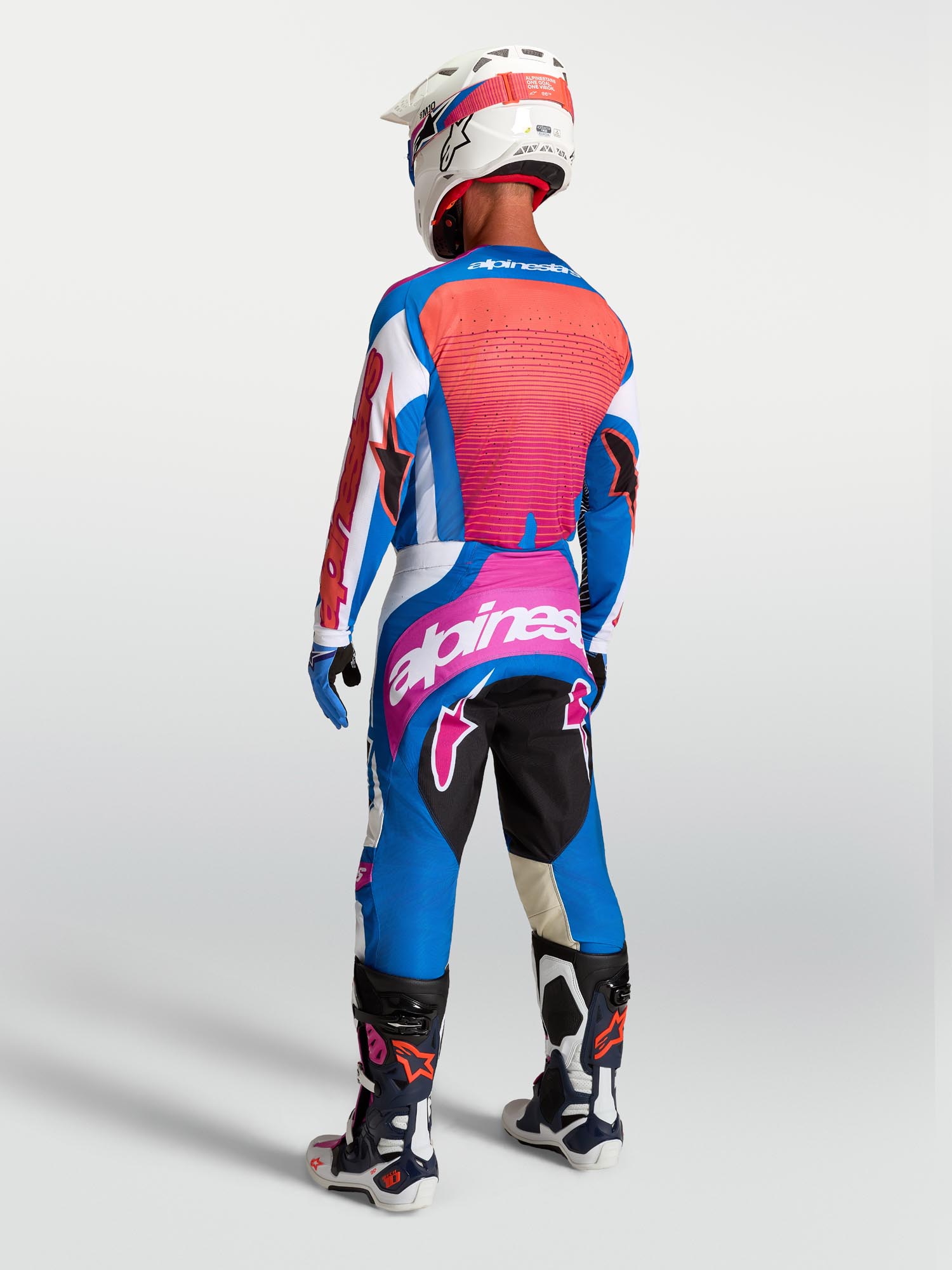 Alpinestars Techstar Maven モトクロスパンツ 黒/白/青/赤 28 図8