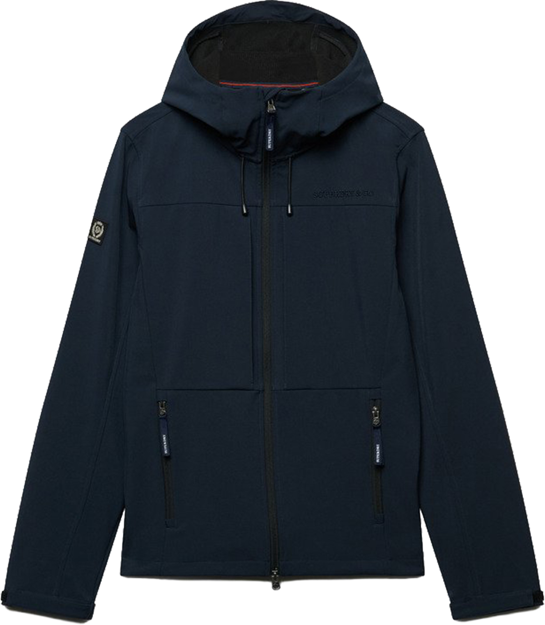 Superdry & Co Hooded Softshell Trekker Jacket blue S Figure 1