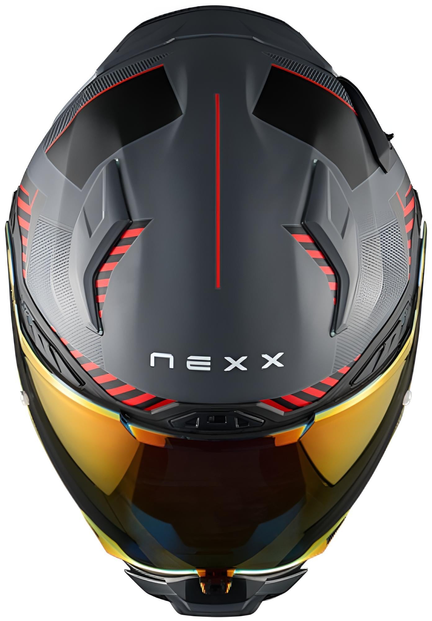 Nexx X.WST 3 Fluence Helm grau matt/rot M (57/58) Abbildung 3