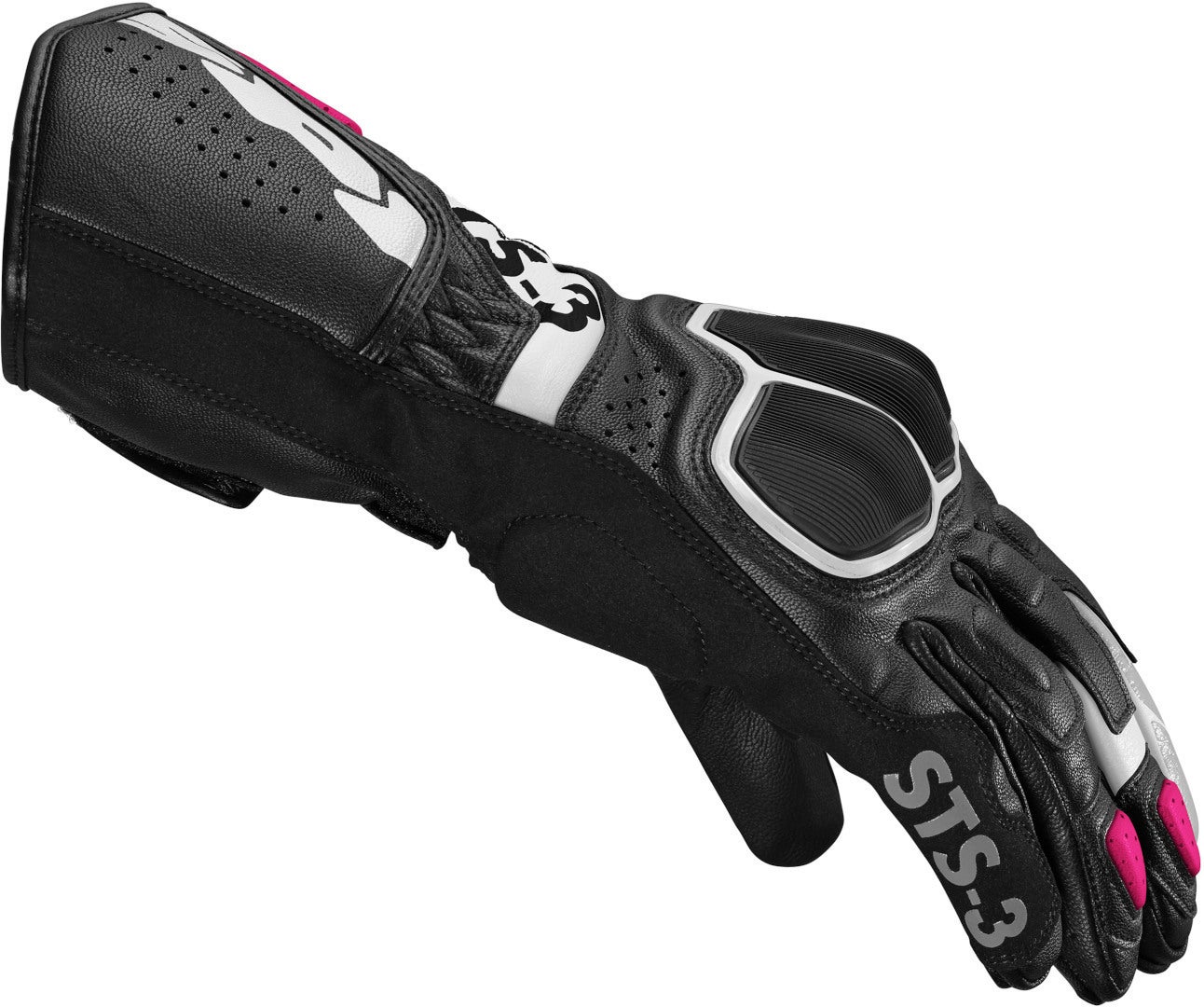 Spidi STS-3 Damen Motorrad Handschuhe schwarz/pink S Abbildung 2