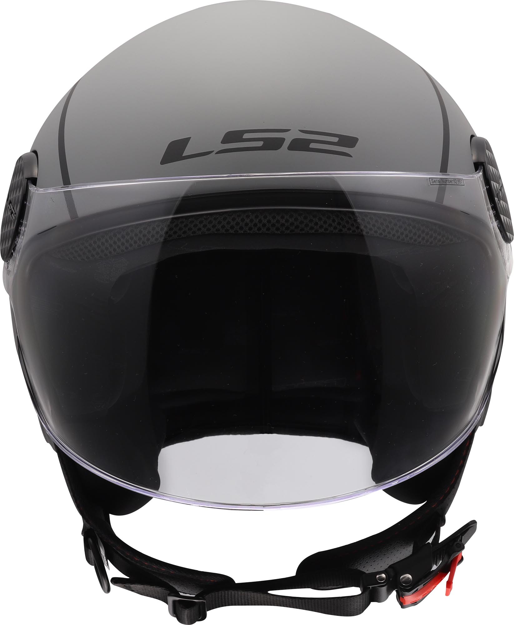 LS2 OF558 Sphere Lux II Minim Casque à face ouverte noir/gris M (57/58) Figure 3