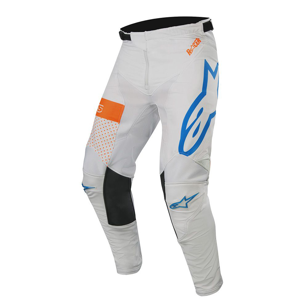 Alpinestars Racer Tech Atomic Motocross Pants white/blue 32 Figure 1