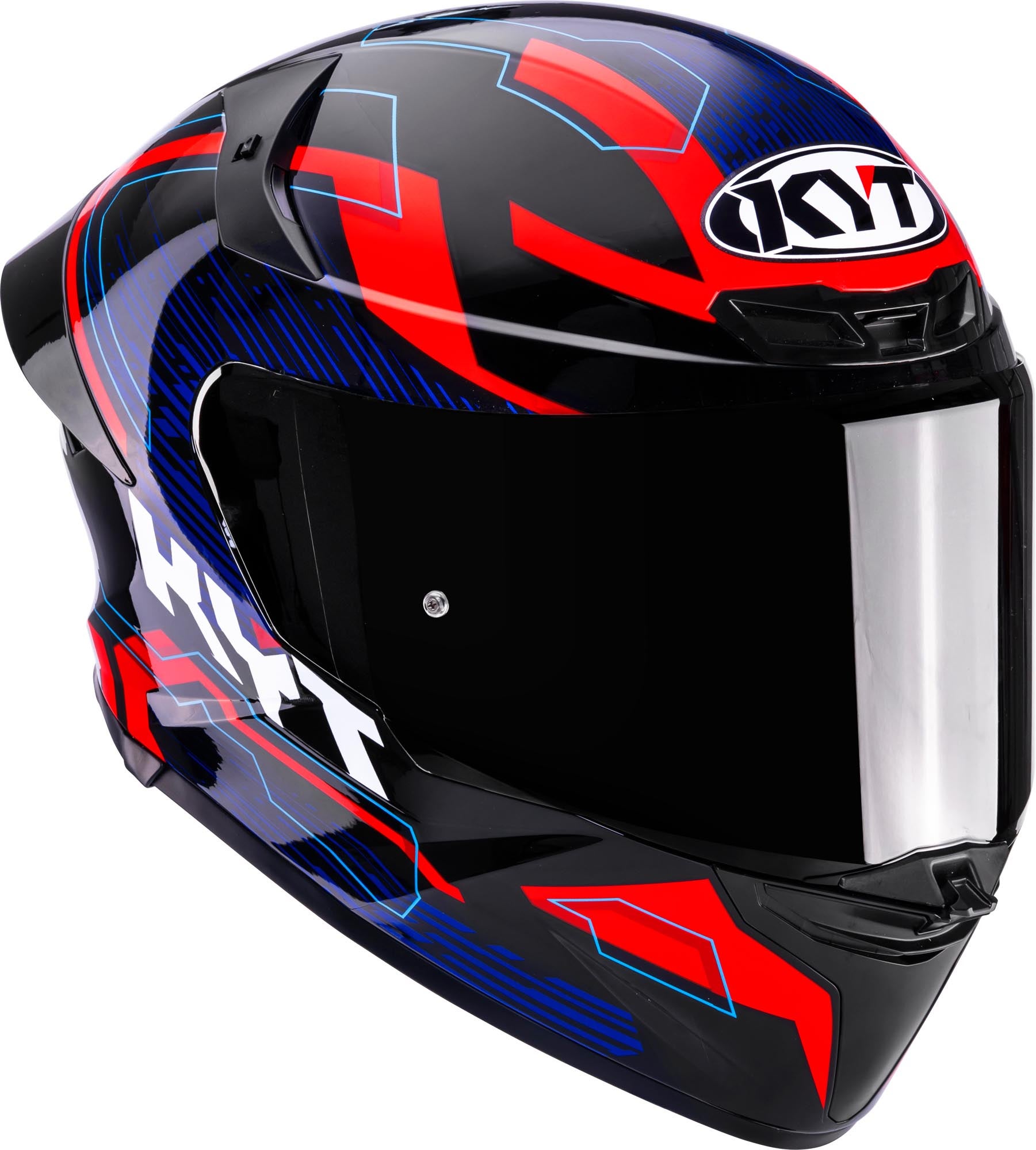 KYT TT-Revo Speeding Casque noir/rouge/bleu XXL (63) Figure 7