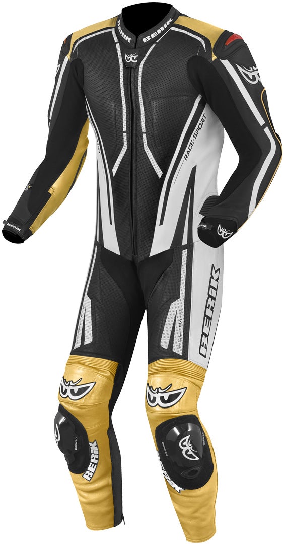 Berik Adria-X One Piece Motorcycle Leather Suit black/white/gold 52 Figure 1
