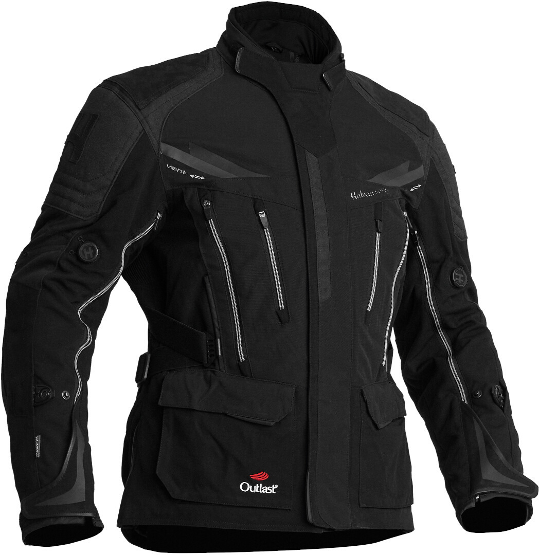 Halvarssons Mora veste textile de moto imperméable noir 52 Figure 1