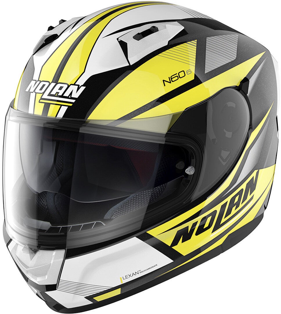 Nolan N60-6 Downshift Casco nero/giallo/bianco S (56) Figura 1