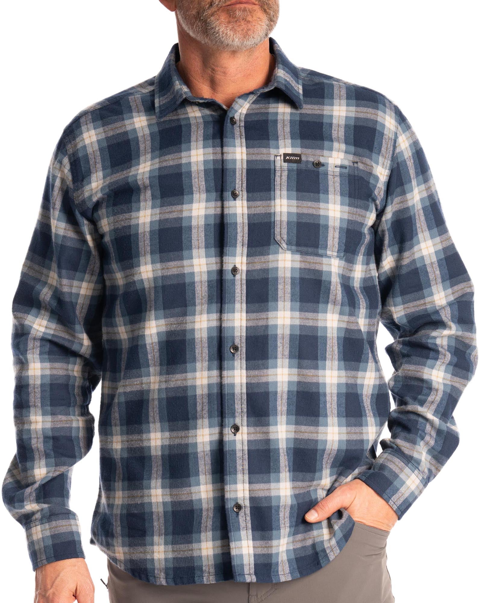 Klim Alderson Camicia di flanella blu 3XL Figura 1