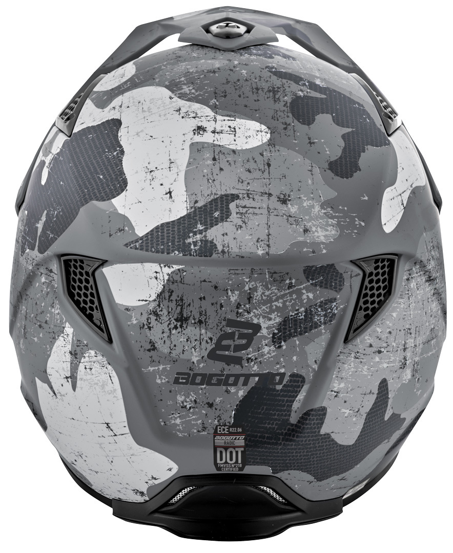 Bogotto Radic Camo 22.06 Hjälm White Matt XS Figur 17