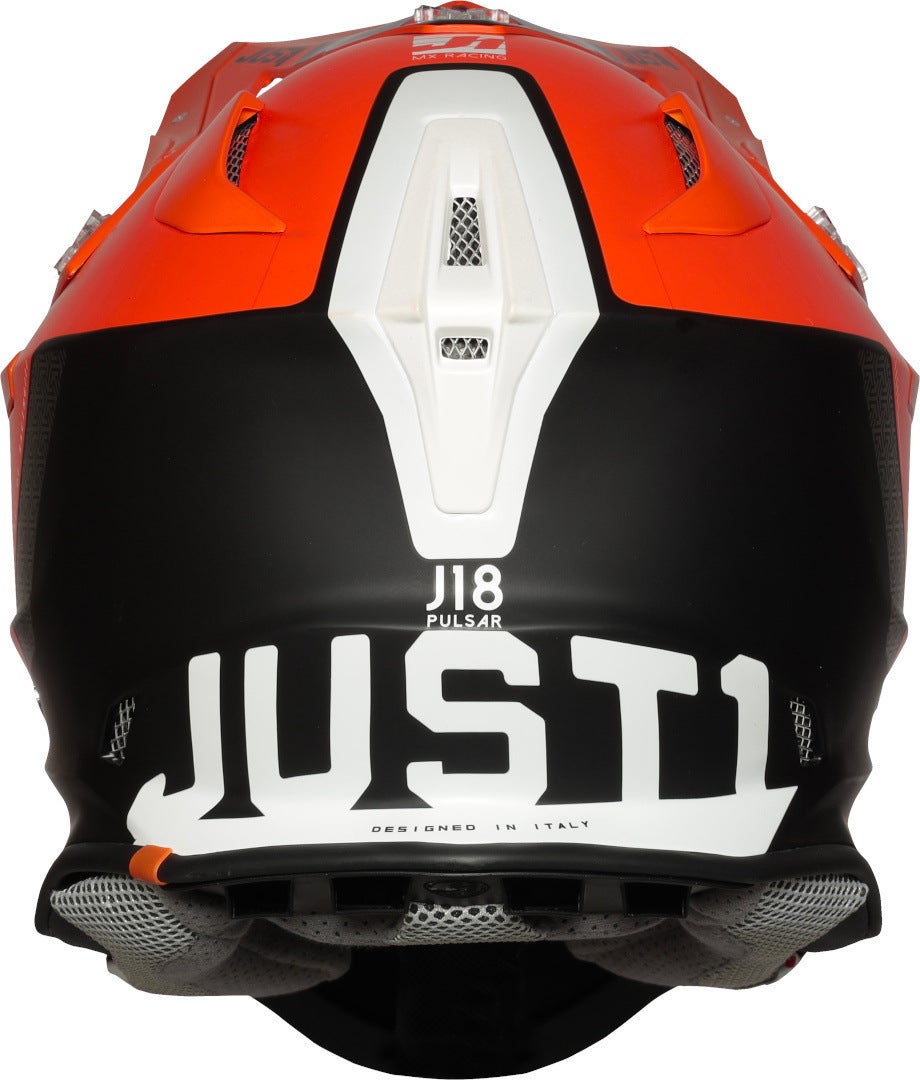 Just1 J18 Pulsar Motocross hjelm orange/sort L (59/60) Figur 4