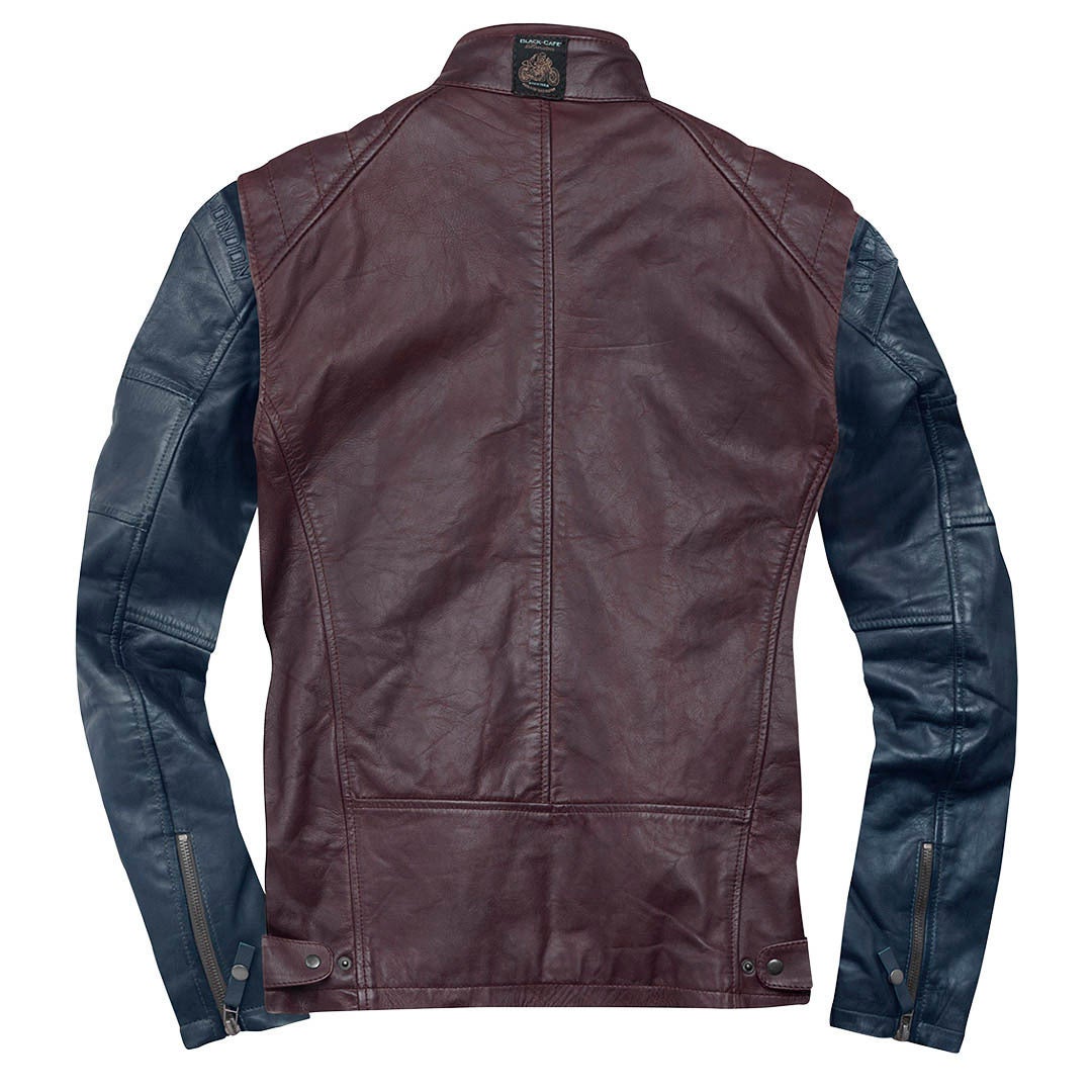 Black-Cafe London Firenze Leather Jacket red/blue 56 Figure 3