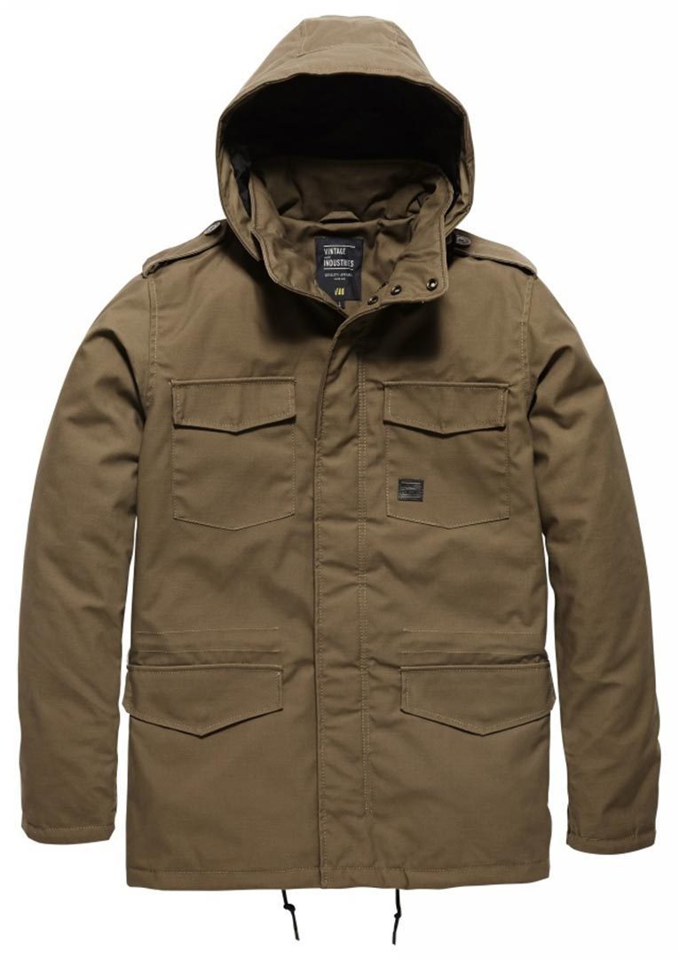 Vintage Industries Darren Parka Jas bruin M Figuur 1