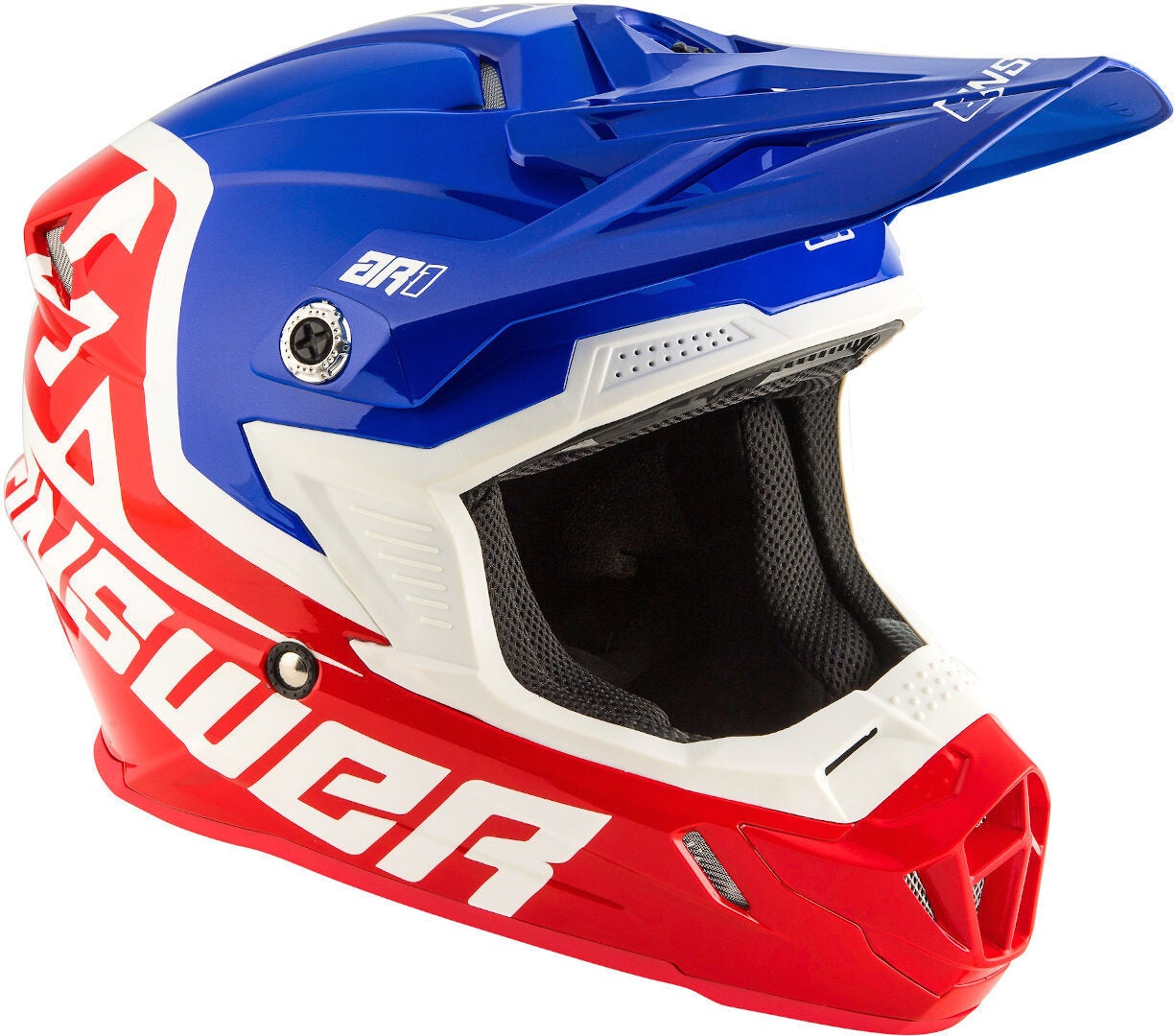Answer AR-1 Voyd Motorcross Helm rood/wit/blauw Verlies (59/60) Figuur 4