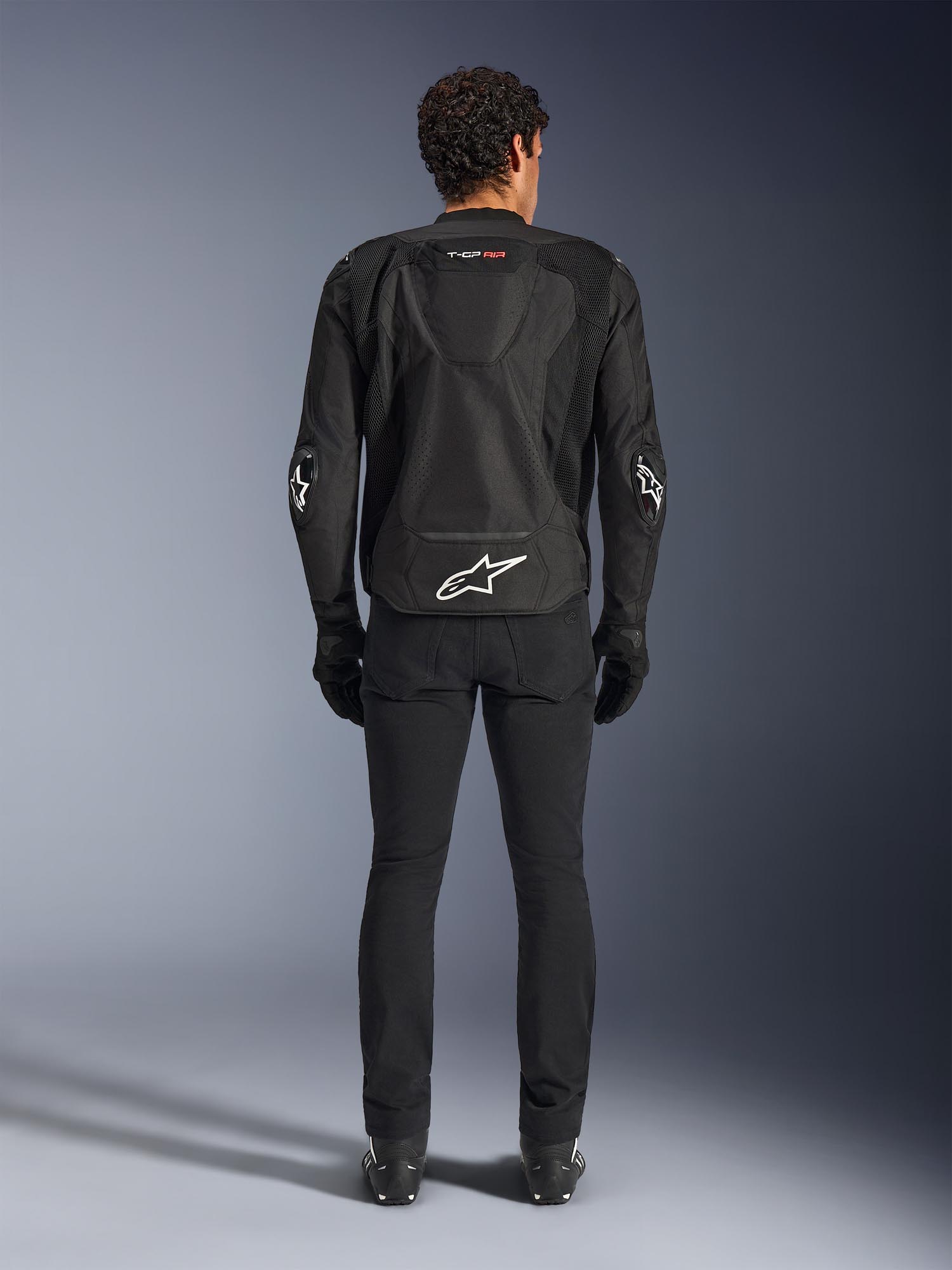 Alpinestars T-GP Air perforated Motorcycle Textile Jacket black M Figure 8