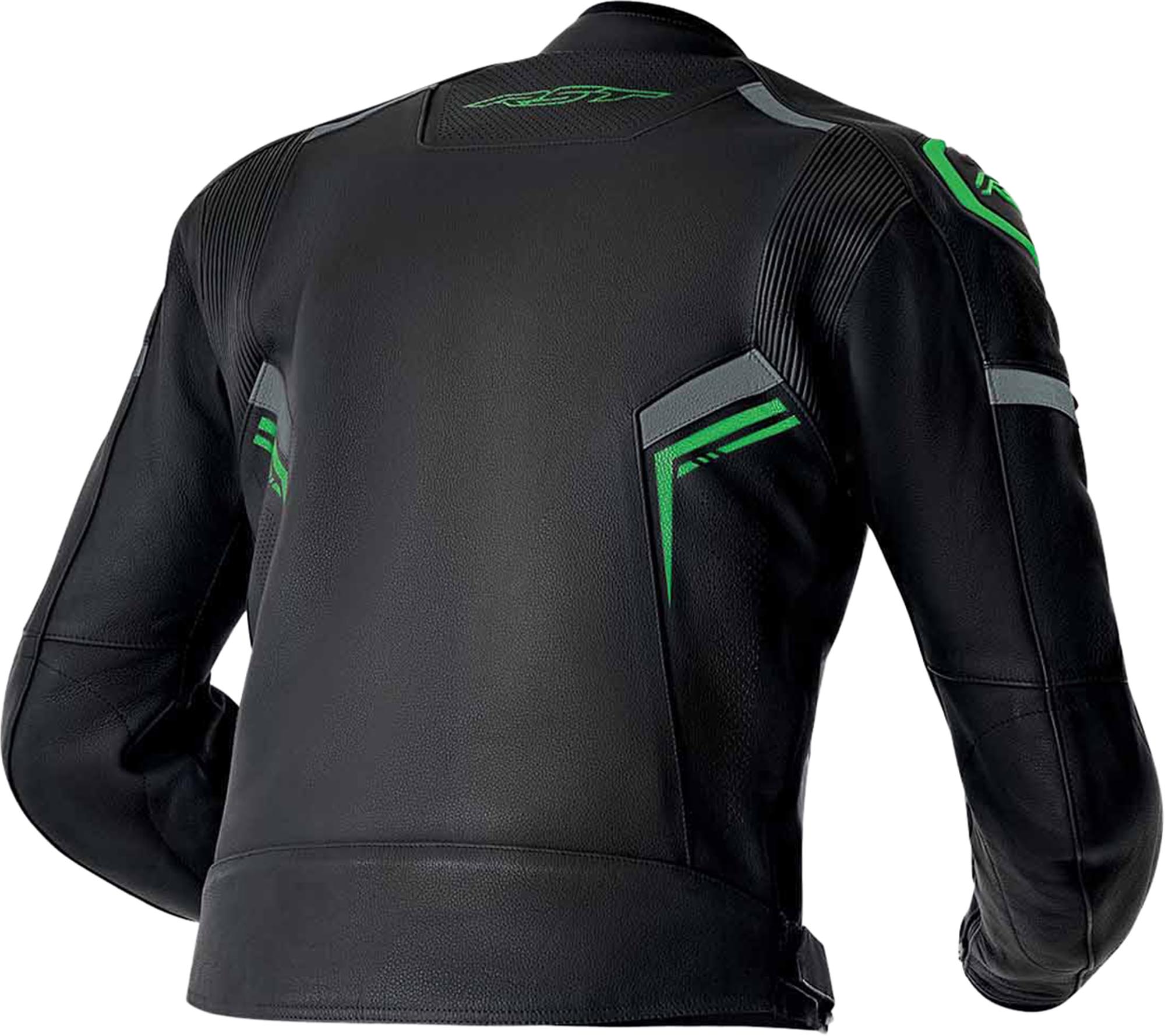 RST S1 D3O perforierte Motorrad Lederjacke schwarz/neon-grün 56 Abbildung 2