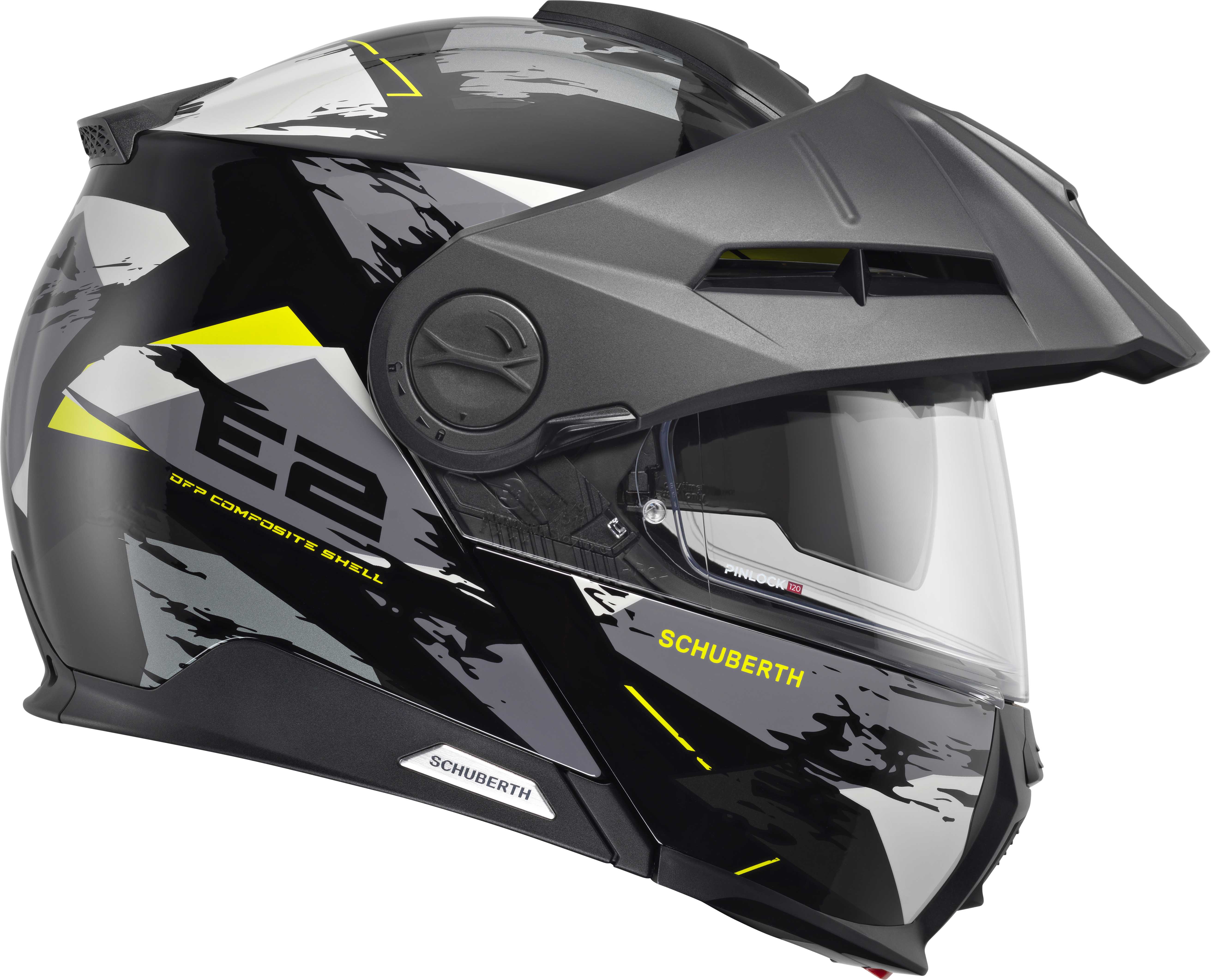Schuberth E2 Trail Шлем чёрный/серый/жёлтый S (55) Рисунок 3