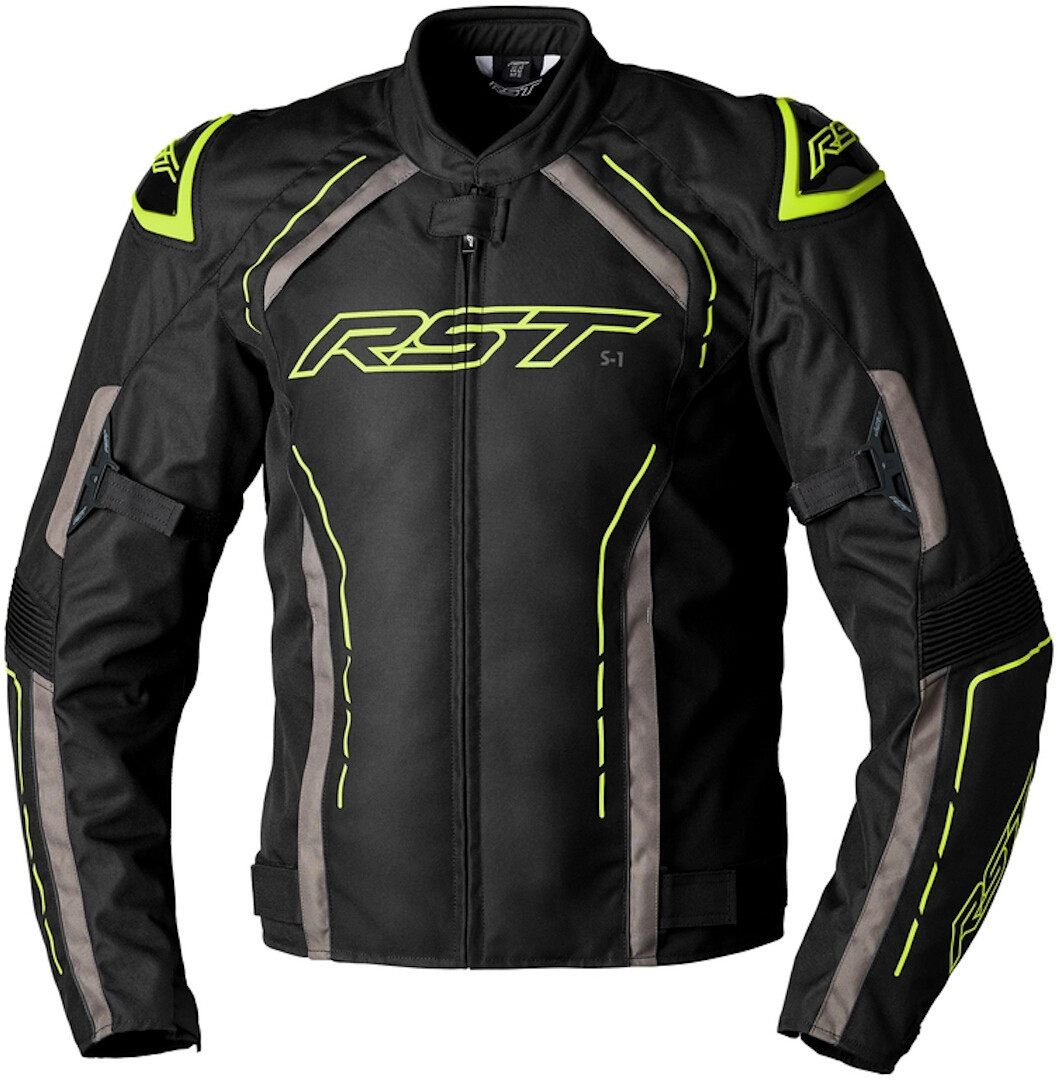 RST S-1 Veste textile moto noir/jaune L Figure 1