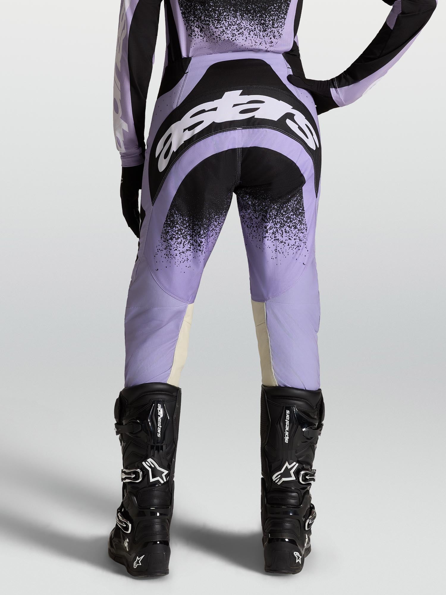 Alpinestars Stella Techstar Swan Dames Motocrossbroek Violet/zwart 34 Figuur 11