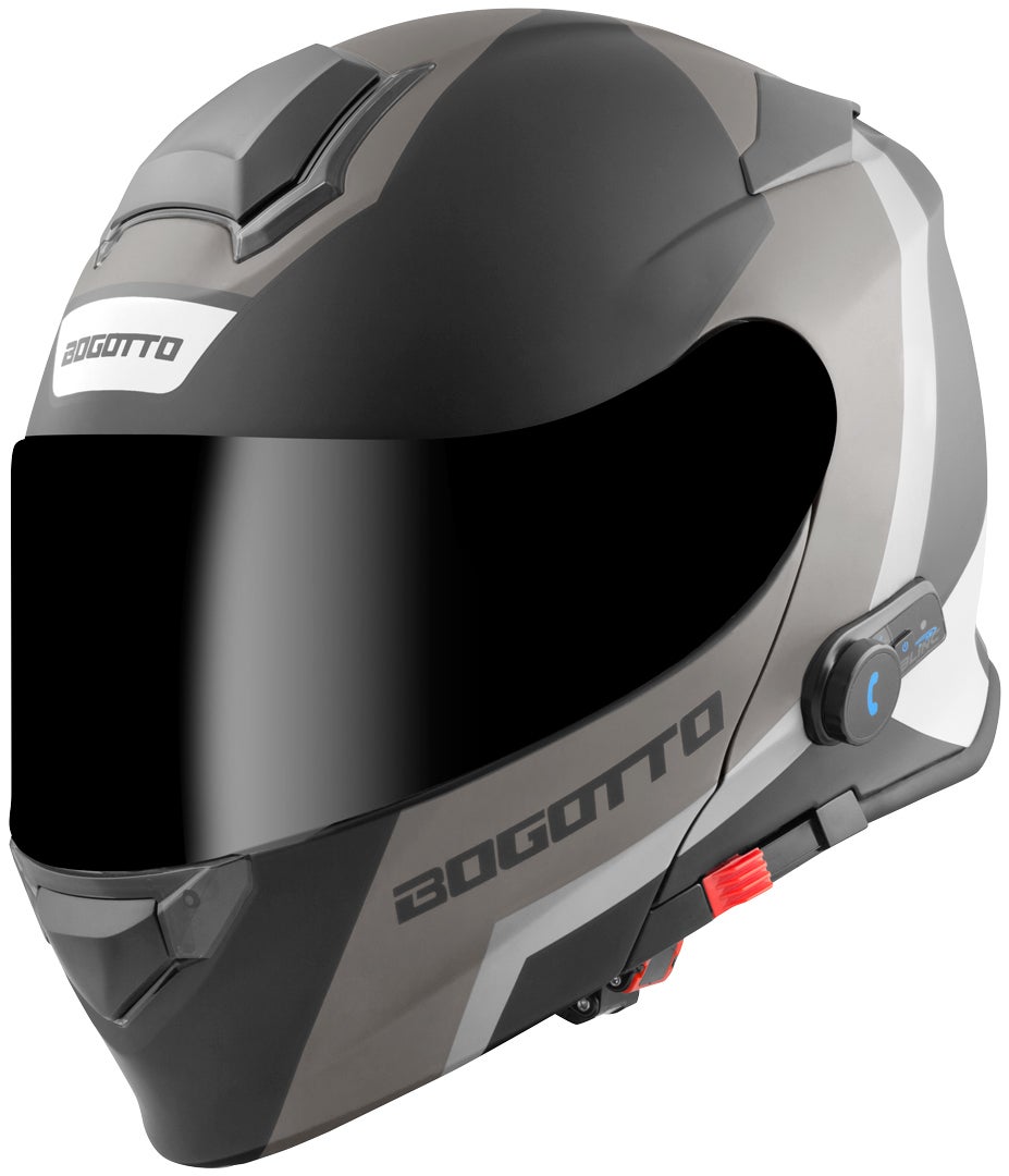 Bogotto V271 BT Zabu Bluetooth hjelm sort mat/grå XL Figur 3