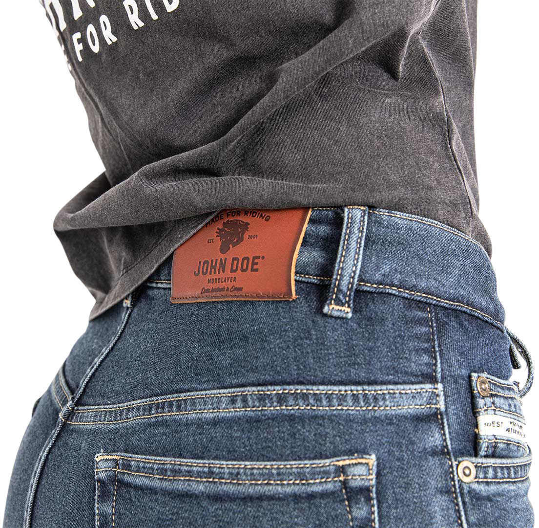 John Doe Jane High Mono XTM Jeans moto donna Indaco 29/30 Figura 13