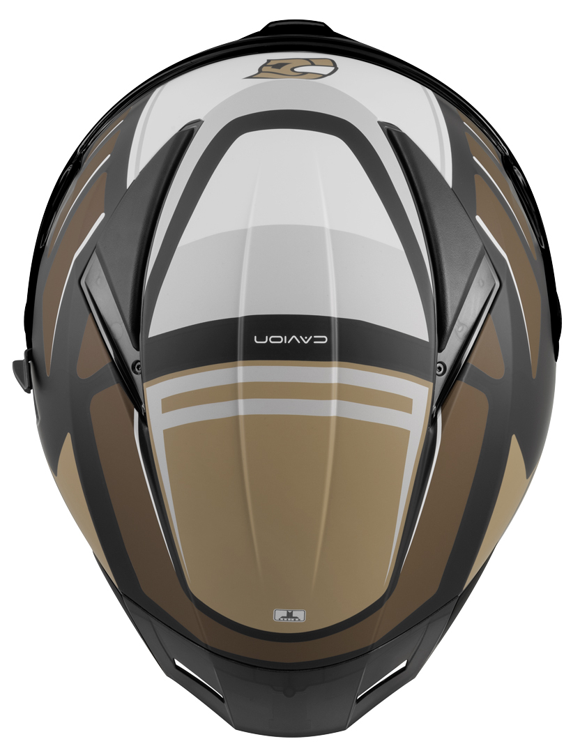 FC-Moto FF130SV Cavion Hjälm Svart matt/brun L Figur 6