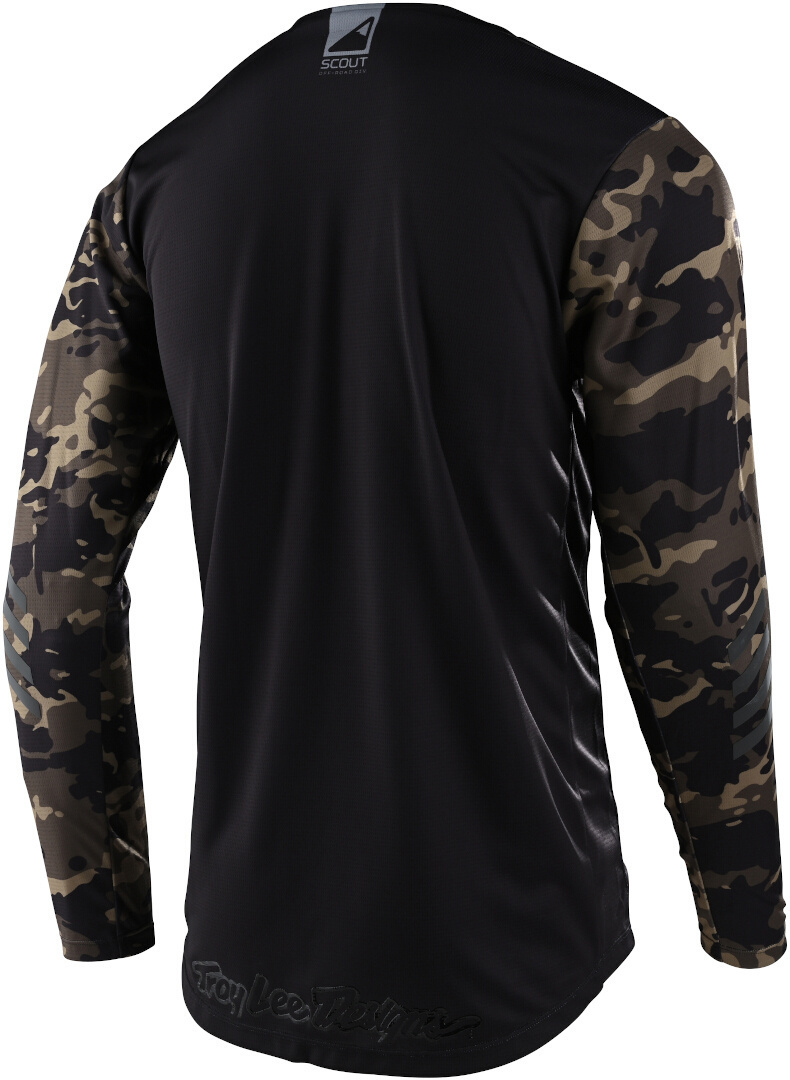 Troy Lee Designs Scout GP Peace & Wheelies Camo Motocross Jersey L Figur 2