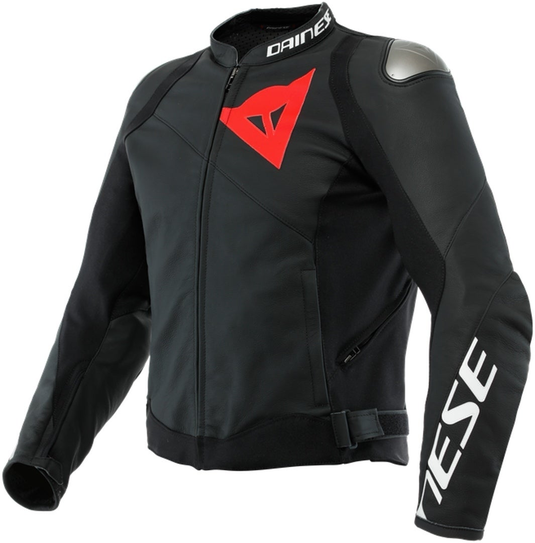 Dainese Sportiva Motorcycle Leather Jacket black 62 Figure 1