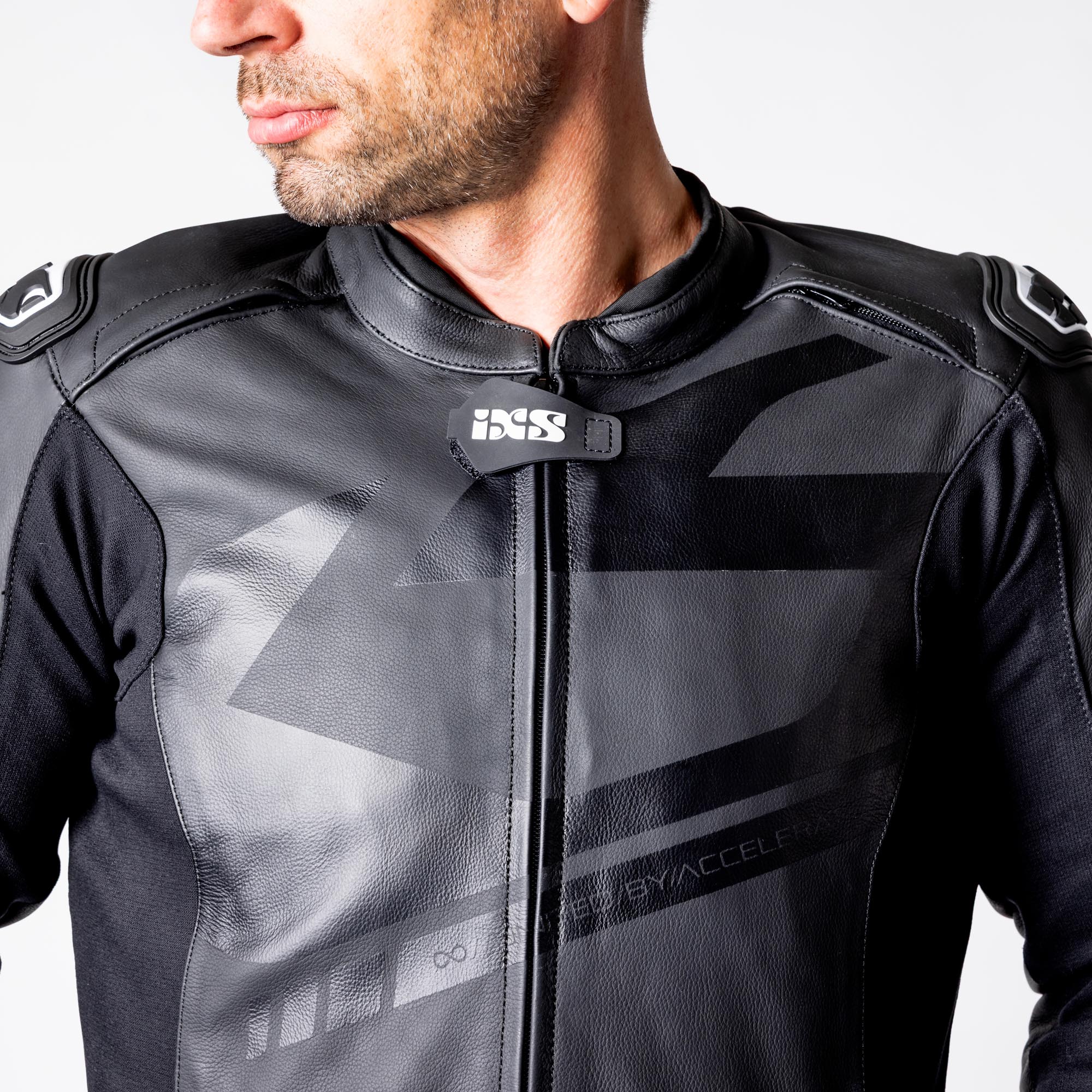IXS Ace 1.0 Combinaison en cuir de moto deux pièces noir 98 Figure 3