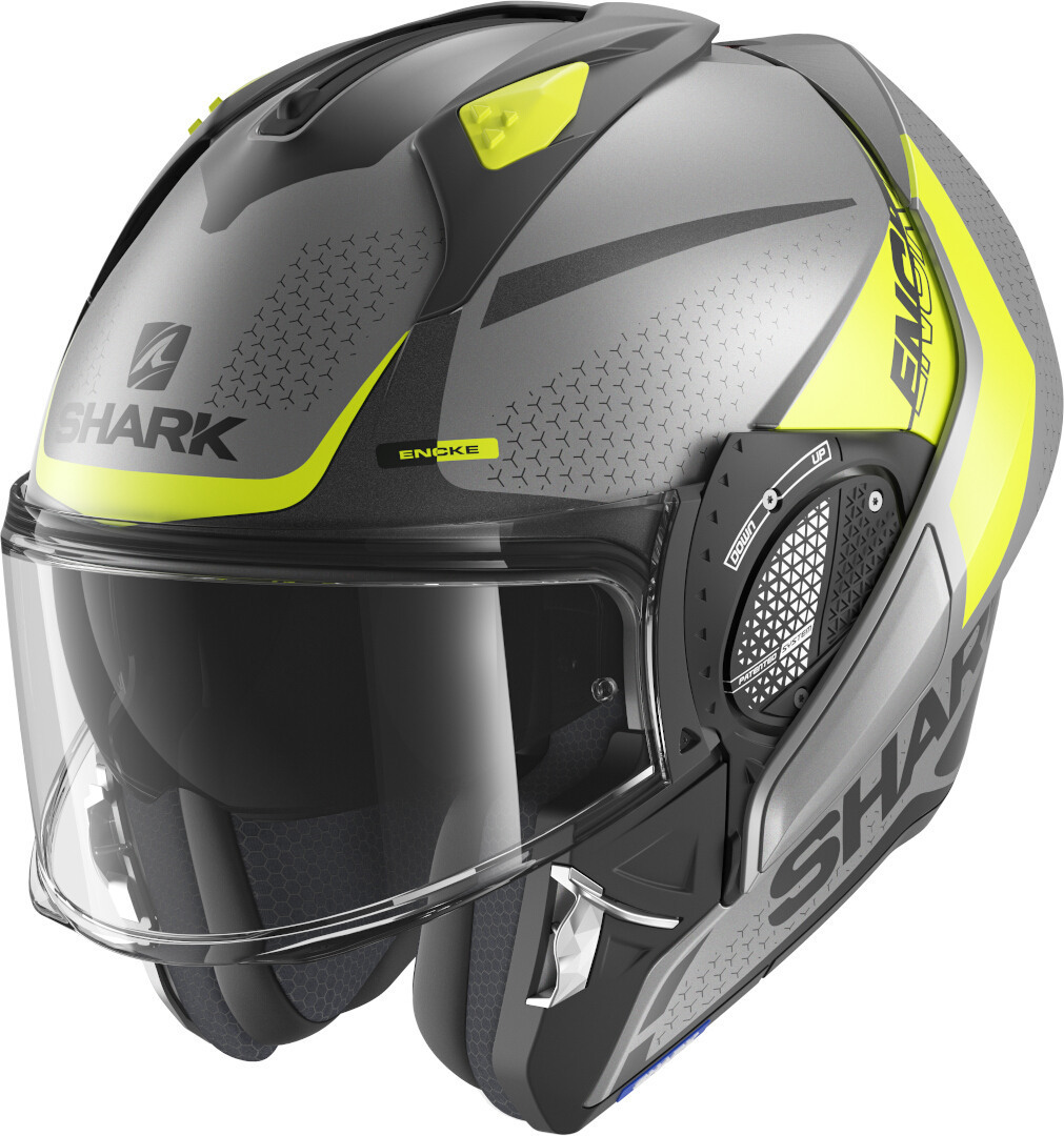 Shark Evo-GT Encke Matt Přilba šedá/modrá S (55/56) Obrázek 3