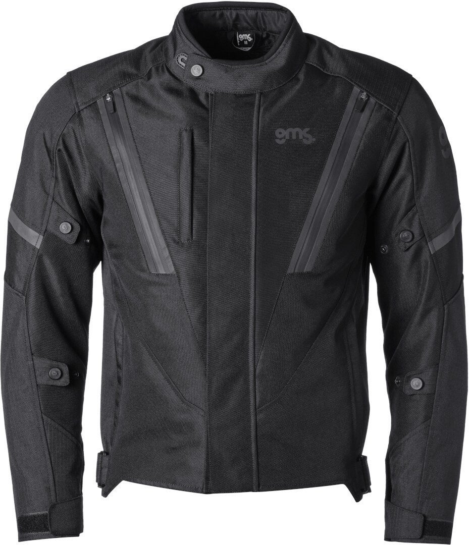 GMS Avon WP wasserdichte Motorrad Textiljacke schwarz 5XL Abbildung 1