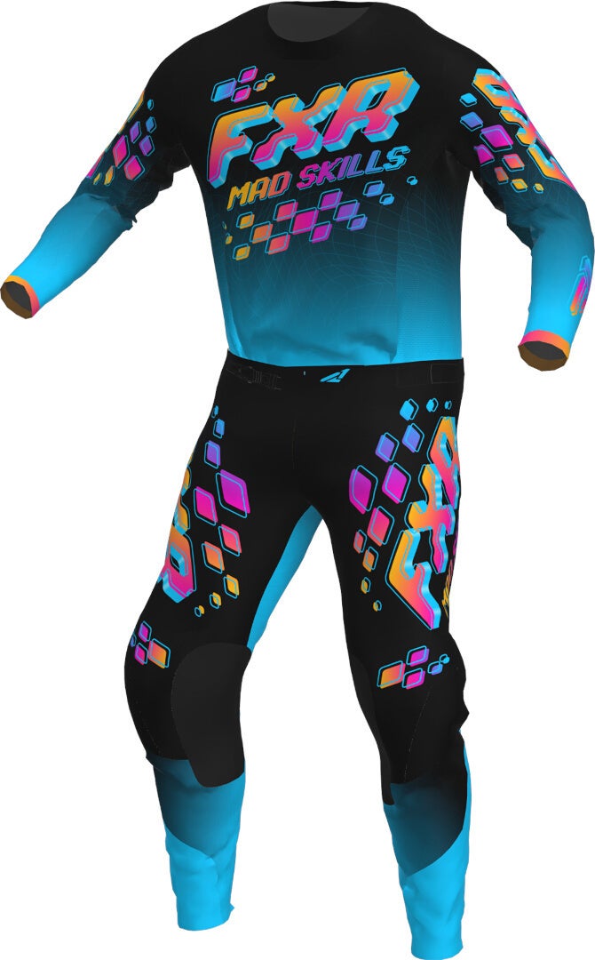 FXR Podium 2023 Maillot de motocross turquoise M Figure 3
