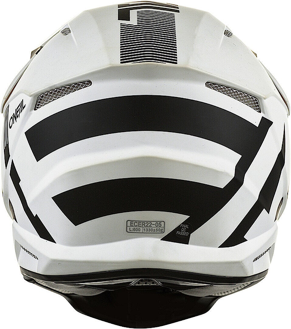 Oneal 3Series Vertical V.22 Motocross Helm schwarz/weiß L (59/60) Abbildung 4