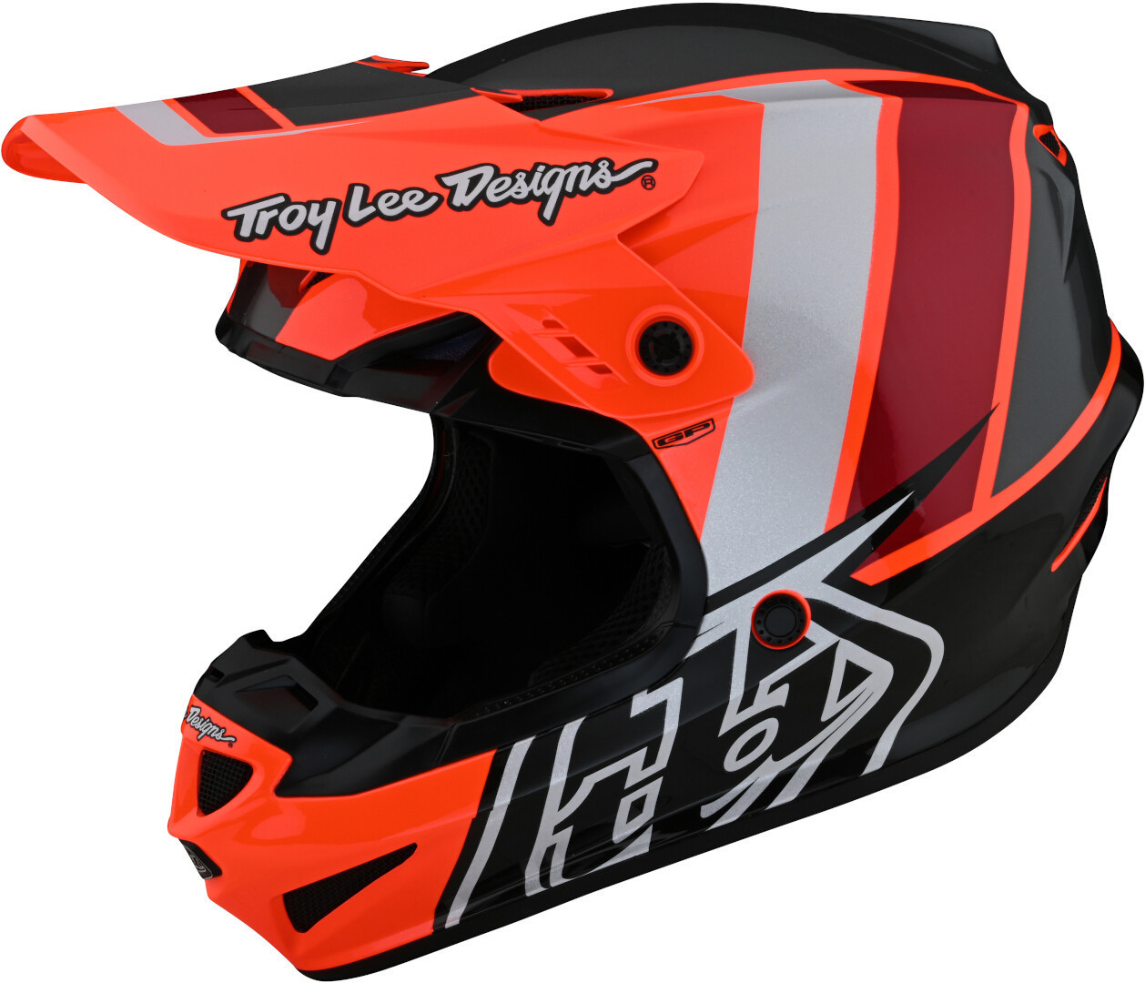 Troy Lee Designs GP Nova Cască de motocross pentru tineret Portocaliu neon Y/L (52/53) Figura 1
