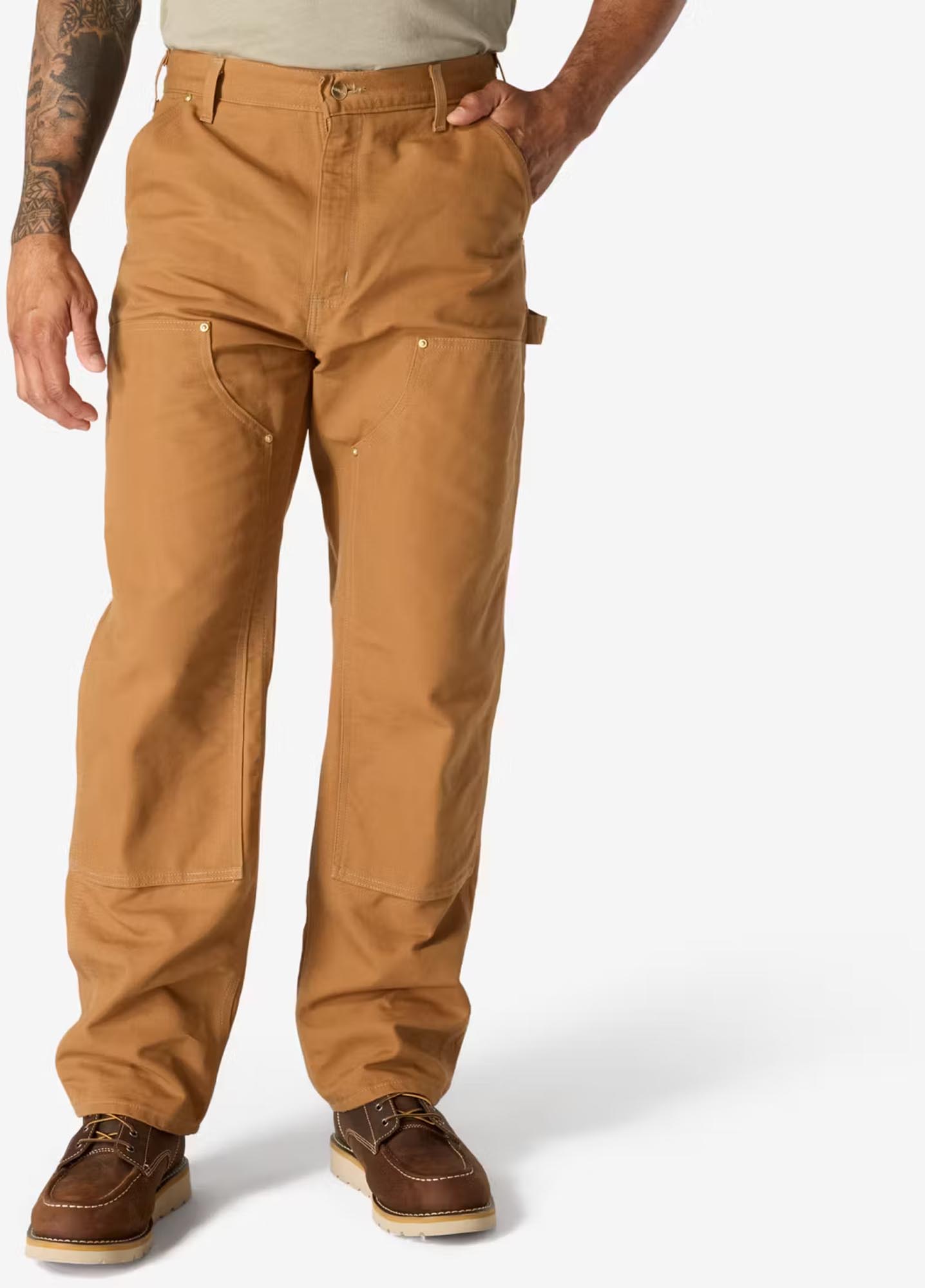 Carhartt Iconic B01 Firm Duck Double-Front Dungaree Sapljenje rjava 34/34 Slika 2