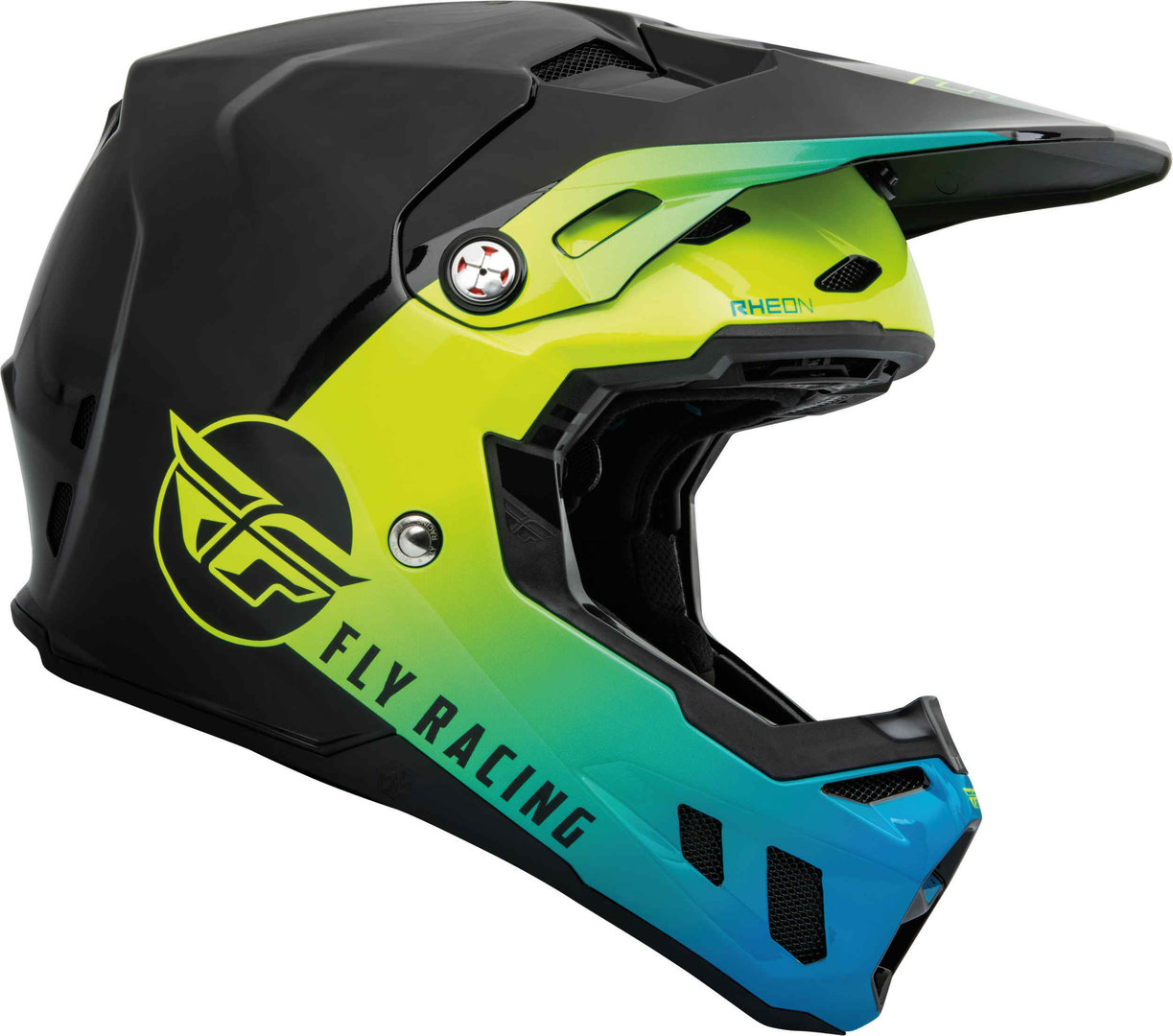 Fly Racing Formula CC Centrum Capacete de Motocross preto/azul/amarelo S (56) Figura 1
