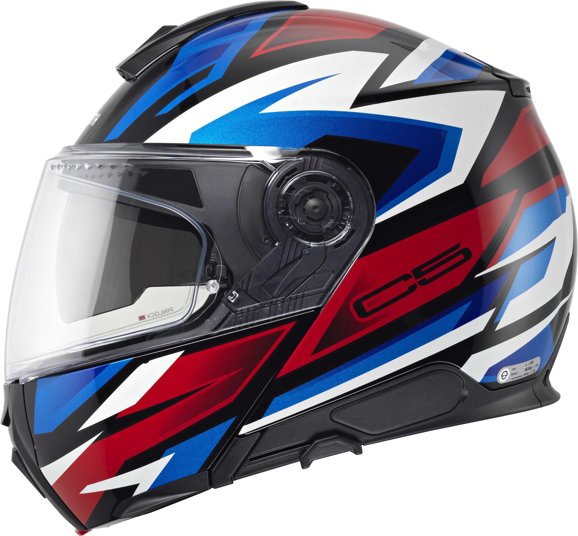 Schuberth C5 Zenith Casco Azul/Rojo M (57) Figura 5