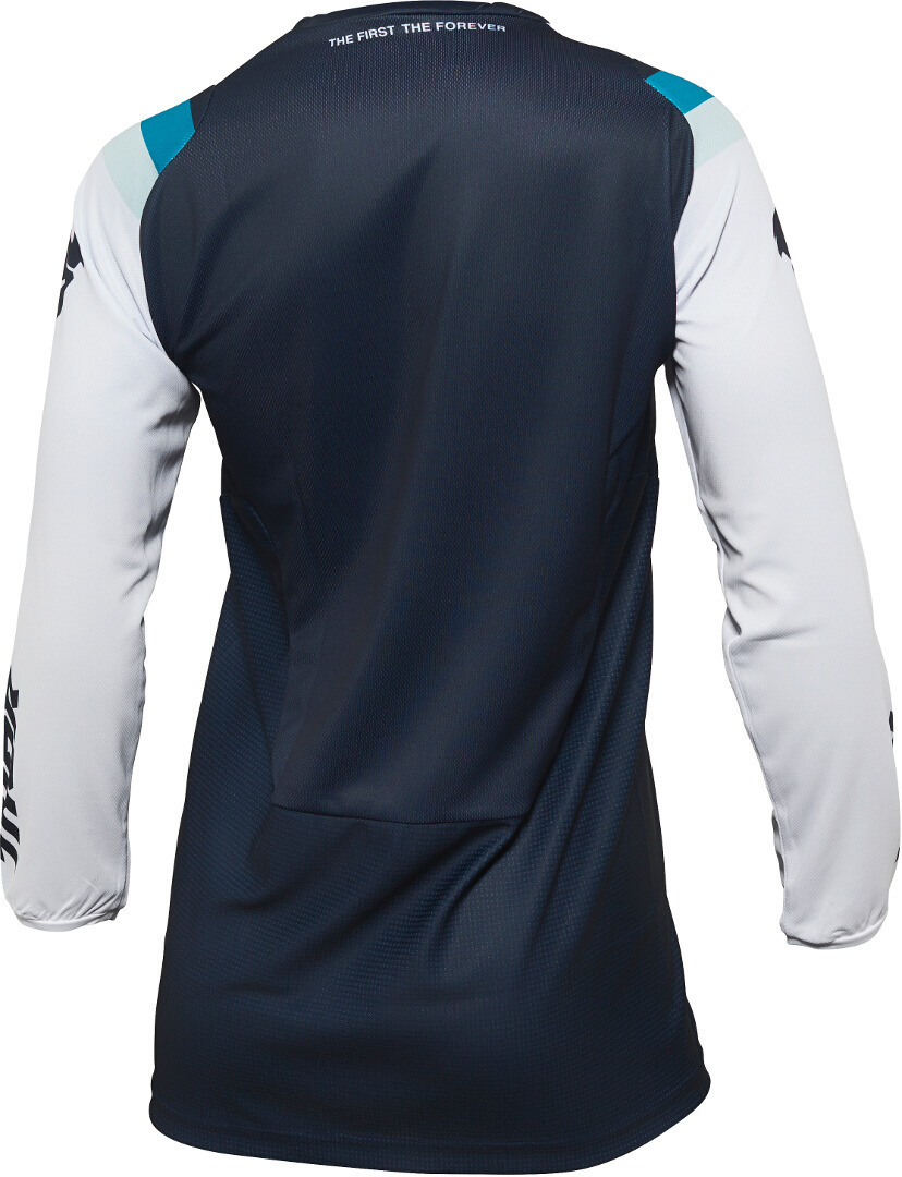 Thor Pulse Rev Dames Motorcross Jersey donkerblauw/wit L Figuur 2