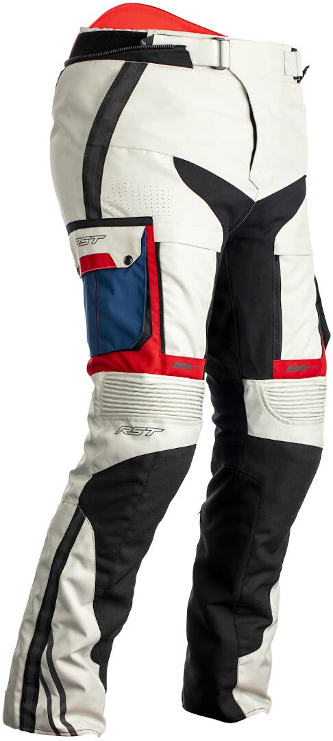 RST Pro Series Adventure-X Damen Motorrad Textilhose weiß/blau/rot S Abbildung 1