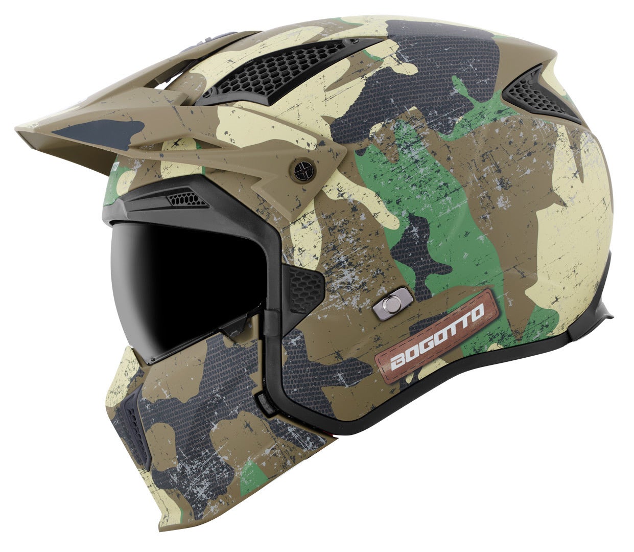 Bogotto Radic Camo Шлем Зелёный мат XL Рисунок 19