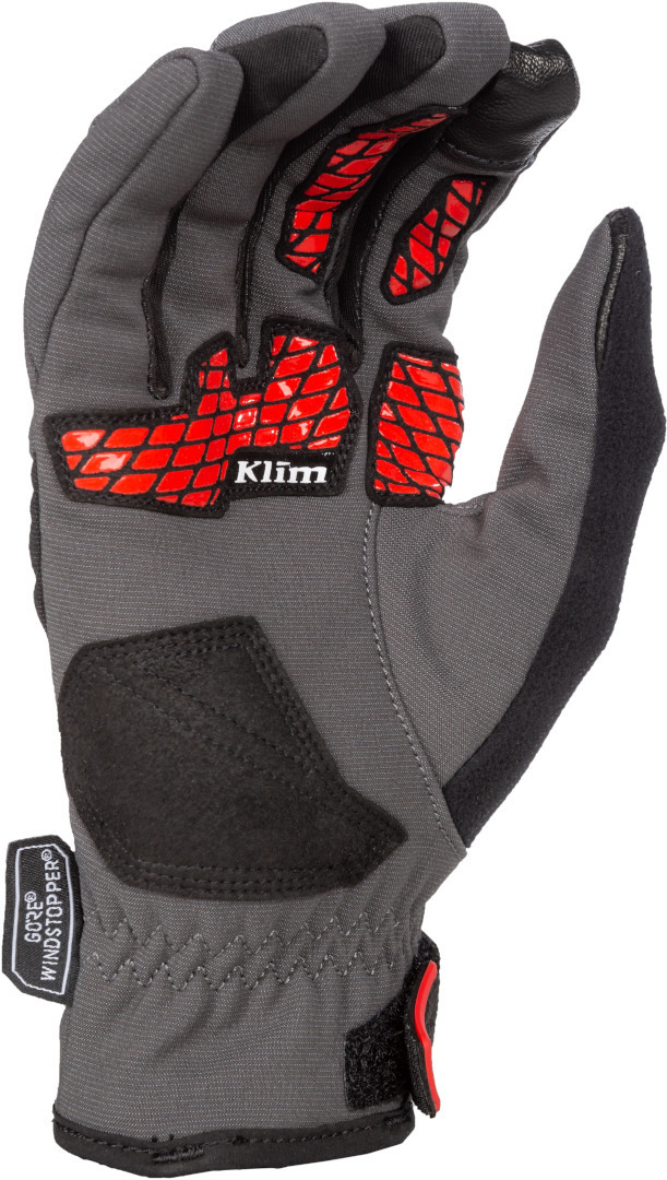 Klim Inversion Motorcycle Gloves grey/red M Figure 2