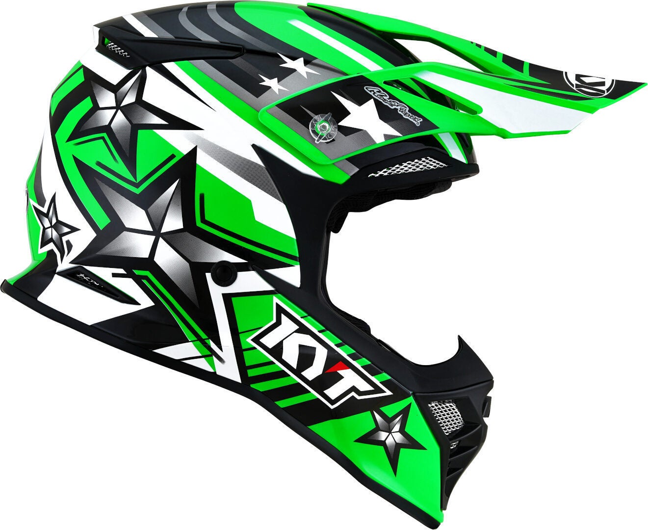 KYT Skyhawk Ardor Casco motocross Verde M (57/58) Figura 6
